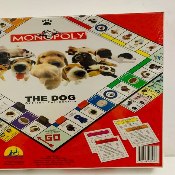 Vintage Monopoly The‎ Dog Artist Collection Board Game Hasbro New Sealed - Picture 4 of 7
